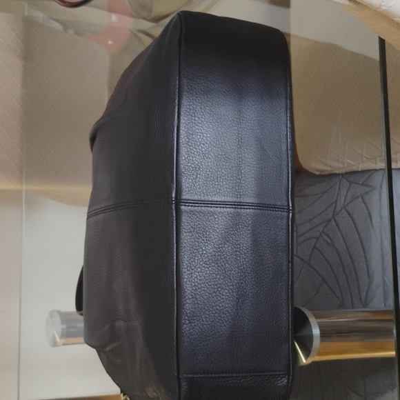 Vince Camuto Black Leather Tote - Picture 5 of 6